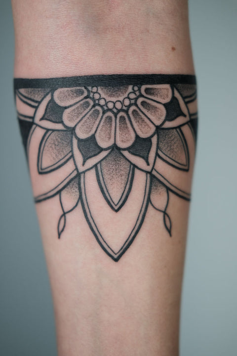 Ornament Blackwork Tattoo